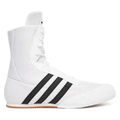 Kimona, stroje i obuwie - Buty bokserskie adidas Box Hog 2.0 Boots JQ9162 Biały - miniaturka - grafika 1