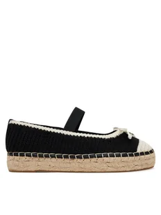 Guess Espadryle FLJJON FAB02 Czarny - Espadryle damskie - miniaturka - grafika 1