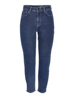 Spodnie damskie - Noisy May Dżinsy damskie, Ciemny Niebieski Denim, 30W / 30L - miniaturka - grafika 1