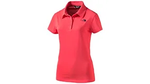 The North Face Tech Polo damska koszulka polo różowy Rosa L - Koszulki i topy damskie - miniaturka - grafika 1
