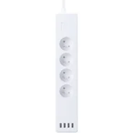 Listwy zasilające - WOOX Listwa zasilająca Smart Woox Wi-Fi 4 Gniazda 4xUSB - miniaturka - grafika 1