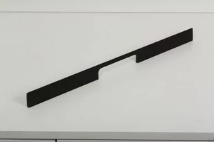 Uchwyt meblowy podłużny Peak 800 Aluminiowy czarny - Zawiasy, okucia i inne akcesoria - miniaturka - grafika 1
