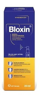 USP ZDROWIE SP. Z O.O Bloxin żel do jamy ustnej w sprayu 20 ml 9101438 - Przeziębienie i grypa - miniaturka - grafika 1