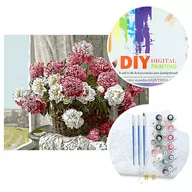 Malowanie po numerach - Malowanie po numerach W5583 Kwiaty - miniaturka - grafika 1