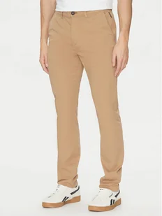 Napapijri Chinosy M-Puyo NP0A4H98 Brązowy Slim Fit - Spodnie męskie - miniaturka - grafika 1