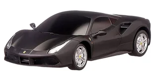Ferrari 488 GTB skala 1:24 Rastar 76000 samochód sterowany czarny - Zabawki zdalnie sterowane - miniaturka - grafika 1