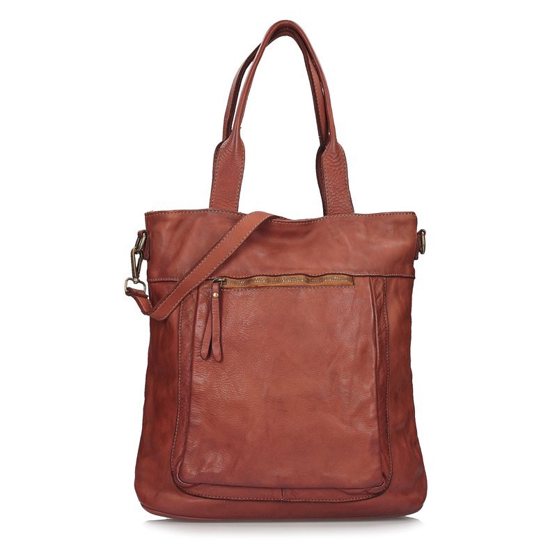 Shopperka z miękkiej skóry Toscanio F157