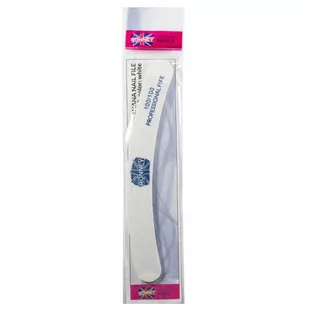 Ronney Ronney Professional Nails Pilnik Papierowy Biały Banan 100/100 - Akcesoria do paznokci - miniaturka - grafika 1
