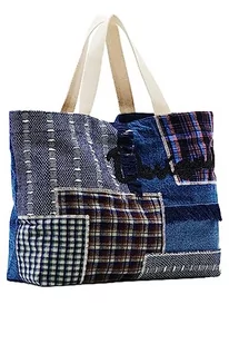 Desigual Women's BOLS_Shopper India, Blue, niebieski - Torebki damskie - miniaturka - grafika 1