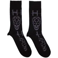 Skarpetki męskie - skarpetki HIM - HEARTAGRAM SKULL -40/45 - miniaturka - grafika 1