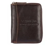 Portfele - WILD Portfel Skórzany 708 – Brązowy Styl z Charakterem 708 - miniaturka - grafika 1