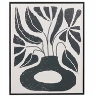 Ramki na zdjęcia - Obraz w czarnej ramie z motywem roślinnym EMBER, 40 x 50 cm - miniaturka - grafika 1