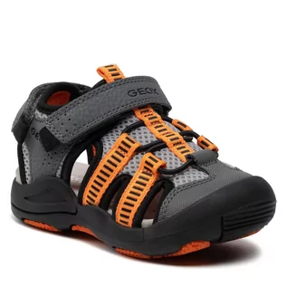 Buty dla chłopców - Sandały GEOX - J S.Kyle J15E1A 014CE C0036 M Grey/Orange - grafika 1