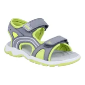 Buty dla dziewczynek - Richter Buty dziecięce Leon Sandale, szary, 28 EU - miniaturka - grafika 1