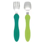 Sztućce dla dzieci - Sztućce mini zielone - miniaturka - grafika 1