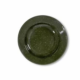 Talerz, żeliwo emaliowane, śred. 20 cm, zielony kod: SF-5018214 - Talerze - miniaturka - grafika 1