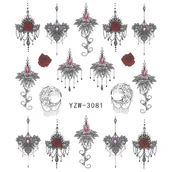 Ozdoby do paznokci - Naklejki Wodne Do Paznokci Letnie Wzory YZW-3081 - miniaturka - grafika 1