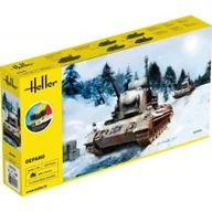 Kolekcjonerskie modele pojazdów - Model plastikowy Starter Set Działo Przeciwlotnicze Gepard Heller - miniaturka - grafika 1