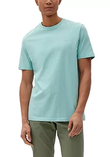 s.Oliver Bernd Freier GmbH & Co. KG Męski T-shirt z krótkim rękawem, niebiesko-zielony, M, Niebieski zielony, M - Koszulki męskie - miniaturka - grafika 1