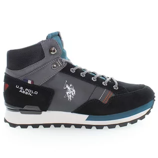 Buty sportowe męskie - Buty U.S. Polo Assn. ARON003M/BST1-BLK-DGR03 - multikolor - grafika 1