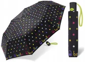 Parasole - PARASOL PARASOLKA DAMSKA MĘSKA BENETTON MINI AUTOMAT POKROWIEC - miniaturka - grafika 1