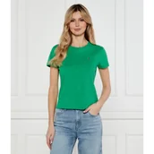 Koszulki i topy damskie - Tommy Hilfiger T-shirt | Slim Fit - miniaturka - grafika 1