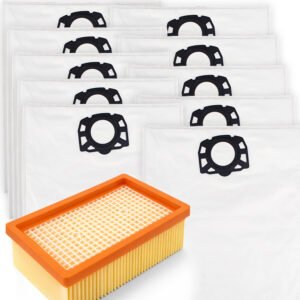 10x WORKI FILTR DO ODKURZACZA KARCHER WD4 WD5 WD6 PREMIUM KWD6 MV4 MV5 MV6