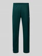 Spodnie sportowe męskie - Spodnie dresowe z elastycznym ściągaczem - miniaturka - grafika 1