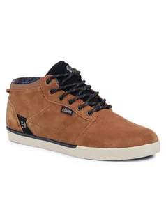 Trampki męskie - Etnies Sneakersy Jefferson Mid 4101000398 Brązowy - grafika 1