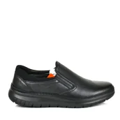 Półbuty damskie - MĘSKIE PÓŁBUTY CASUAL WSUWANE UNISOFT 7155 CZARNE - Inny producent - miniaturka - grafika 1