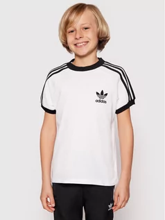Odzież sportowa dziecięca - Adidas T-Shirt 3Stripes Tee DV2901 Biały Regular Fit - grafika 1