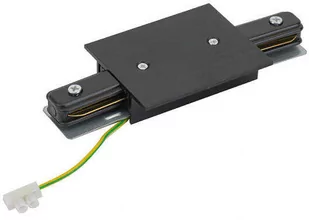 Łącznik zasilający wzdłużny PROFILE RECESSED STRAIGHT CONNECTOR czarny - Akcesoria do oświetlenia - miniaturka - grafika 1