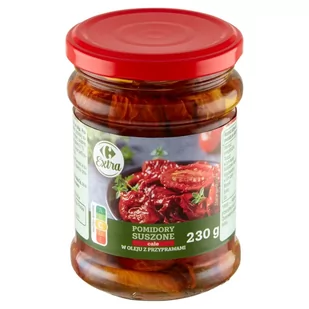 Carrefour Extra Pomidory suszone całe w oleju z przyprawami 230 g - Warzywa w marynacie - miniaturka - grafika 1