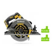 Piły elektryczne - DeWalt Akumulatorowa pilarka tarczowa 54V XR FLEXVOLT 2x 9.0Ah 190mm DCS579X2-QW - miniaturka - grafika 1