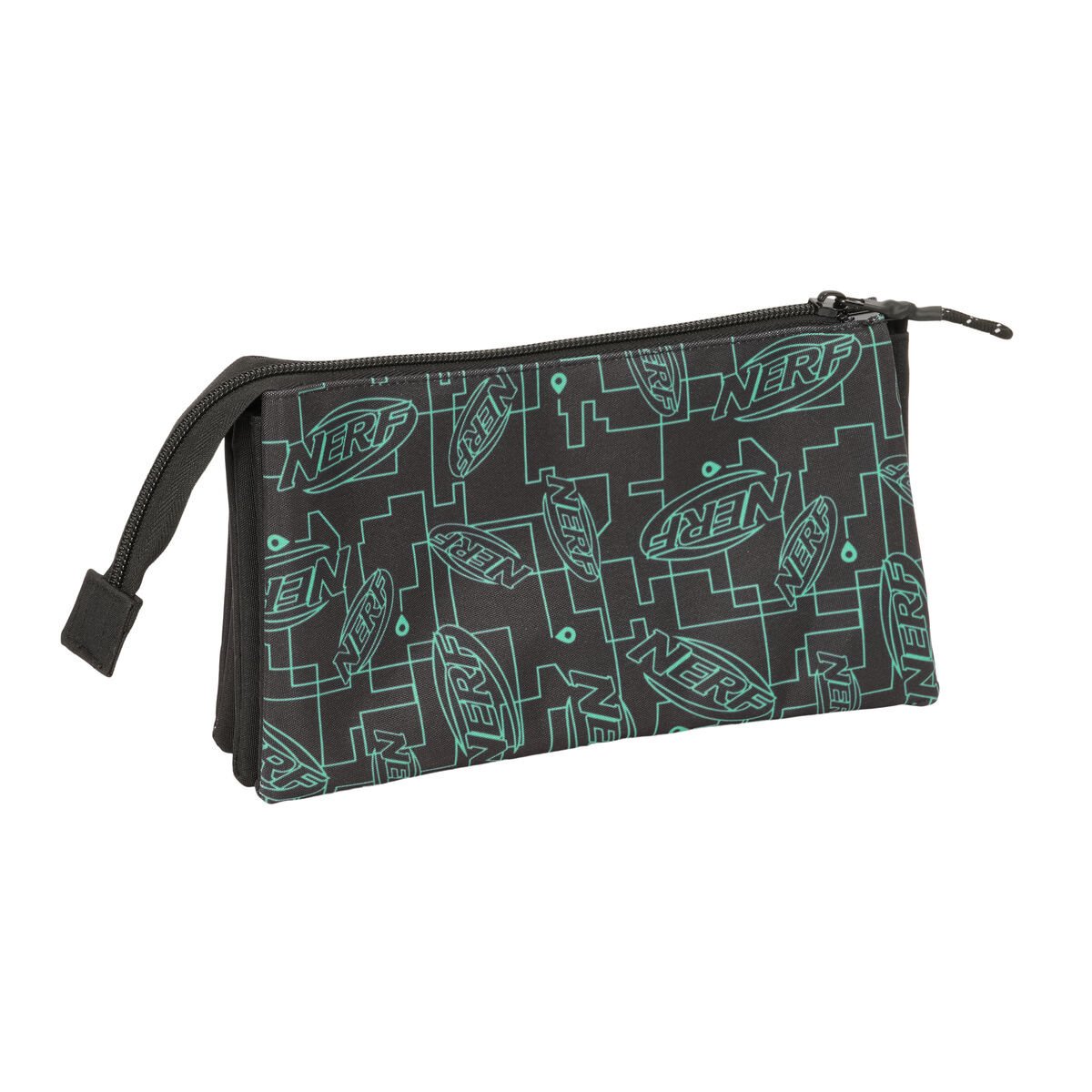 Piórnik Nerf Game Czarny 22 x 12 x 3 cm