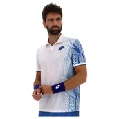 Koszulki sportowe męskie - Koszulka męska Lotto Tech VI - D3 Polo Bright White S - miniaturka - grafika 1