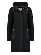 Bluzy damskie - Geographical Norway Płaszcz polarowy "Tartine" w kolorze czarnym - miniaturka - grafika 1