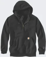 Bluzy męskie - Bluza Carhartt Rain Defender Heavy QuarterZ Black - miniaturka - grafika 1