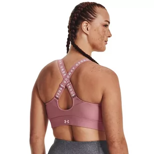 Biustonosz sportowy Under Armour Infinity High Bra Zip - Bielizna sportowa damska - miniaturka - grafika 7