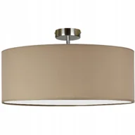 Lampy sufitowe - Lampa sufitowa żyrandol plafon Led abażur E27 cappucino Blues 40cm - miniaturka - grafika 1