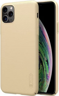 Nillkin Super Frosted Shield Etui Apple iPhone 11 Pro Max Golden) 10_15668 - Etui i futerały do telefonów - miniaturka - grafika 1