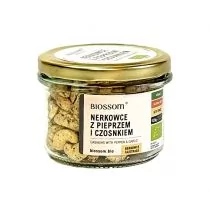 Biossom Orzechy nerkowca z pieprzem i czosnkiem bezglutenowe 120 g Bio - Orzeszki - miniaturka - grafika 1