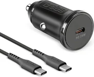 Ładowarki samochodowe - SBS PD Car Charger 25W USB-C + USB-C Cable 1m - miniaturka - grafika 1