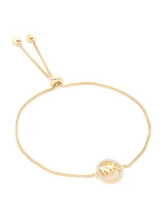 Michael Kors Bransoletka Logo Circle Slider MKC1246AN710 Złoty - Bransoletki - miniaturka - grafika 1