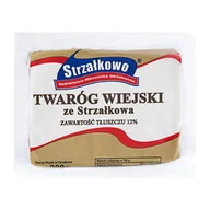 Szybkie dania obiadowe - Strzałkowo Twaróg Wiejski Ze Strzałkowa Próżnia 200 G - miniaturka - grafika 1