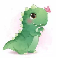 Malowanie po numerach - Norimpex Malowanie po numerach Dinozaur 18x24cm - miniaturka - grafika 1