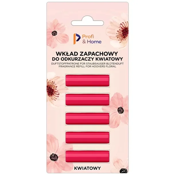 Zapach do odkurzacza Kwiatowy Mocne Wkłady zapachowe Pałeczki - Profi&Home