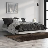 Łóżka - Rama łóżka, szary dąb sonoma, 140x190cm materiał drewnopochodny Lumarko! - miniaturka - grafika 1