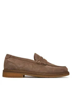 BOSS Mokasyny Kope_Mocc_sd 50541772 Écru - Mokasyny męskie - miniaturka - grafika 1