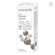 Witaminy i minerały - Ovonex Minerals7+ Ferrum liquid Żelazo w kroplach, 50ml - miniaturka - grafika 1
